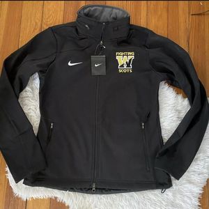 Women's Nike College Of Wooster Ambassador Jacket full zip soft shell Black S